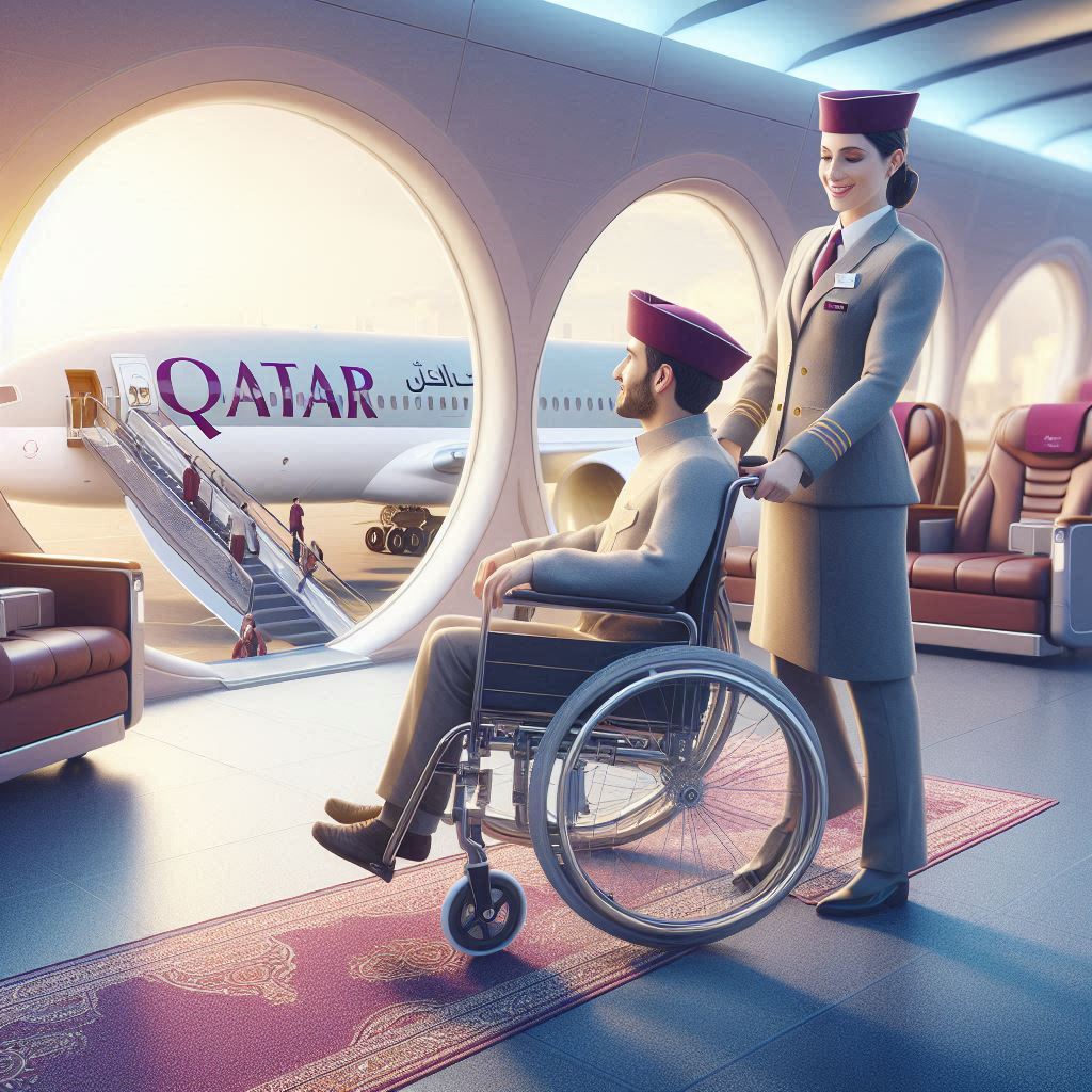 Qatar Airways Services: Wheelchair Assistance - Airline-topdeals.com