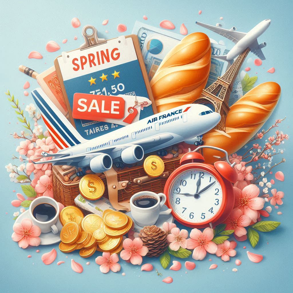 Spring Sale: Cheap Air France Flights to Europe from the US - Airline-topdeals.com