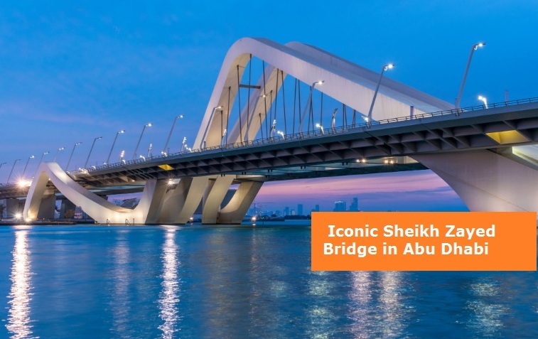  Iconic Sheikh Zayed Bridge in Abu Dhabi 