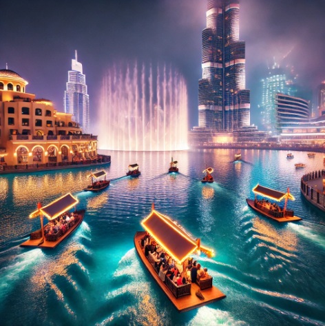 Dubai Fountain Lake Ride